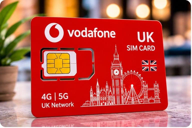 Official Vodafone UK Pay-As-You-Go SIM